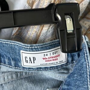 GAP Light Blue '90s Straight High Rise Jeans